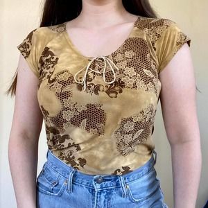 Vintage 90s abstract top